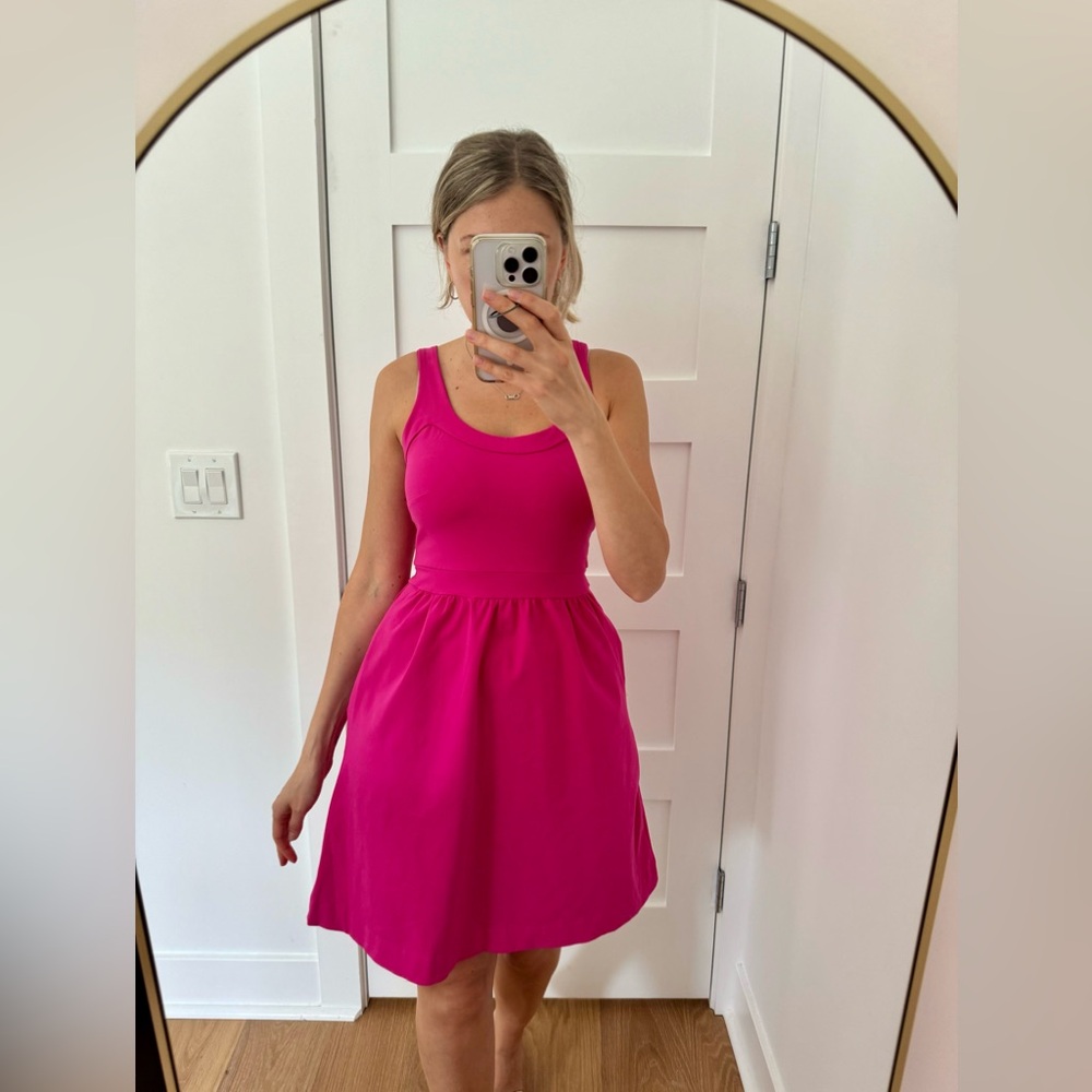 Pink dress, stretchy, S
